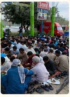 Community meal distribution